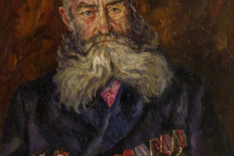 Семен Максимович Бойченко – ветеран ВОВ. 1987. Холст, масло. 89х75. 1995. Холст, масло. 100х80. ВОКГ